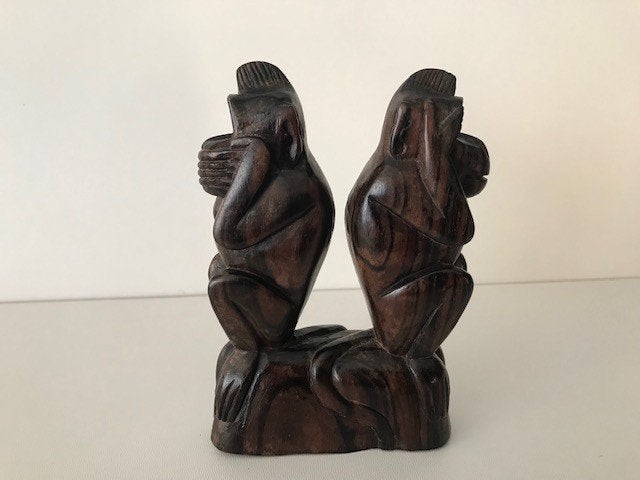 Amsterdamse School - Beeld, See no evil, speak no evil, Antiek en Kunst, Kunst | Beelden en Houtsnijwerken, Verzenden