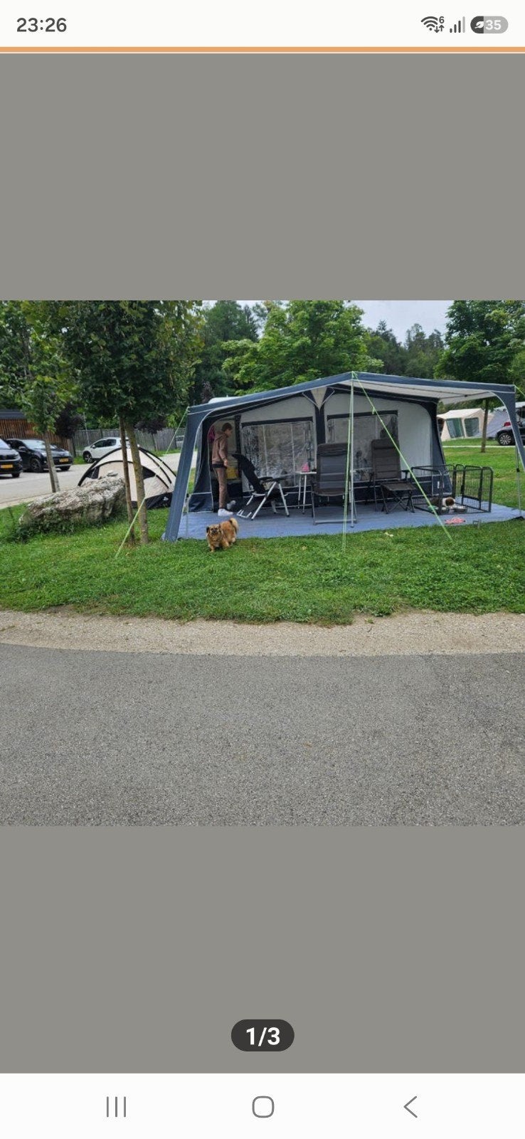 Dorema Voortent omloopmaat 11, Caravans en Kamperen, Voortenten en Luifels, Ophalen, Gebruikt, Dorema