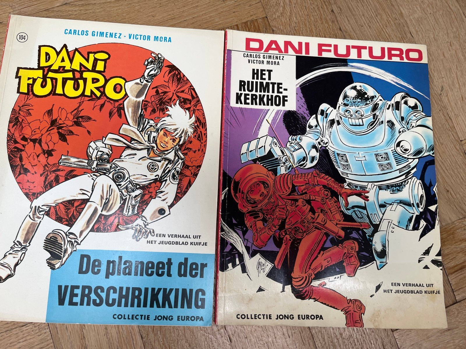 Dani Futuro - De Planeet der Verschrikking & Het Ruimtekerkh, Boeken, Meerdere stripboeken, Ophalen of Verzenden, Gelezen