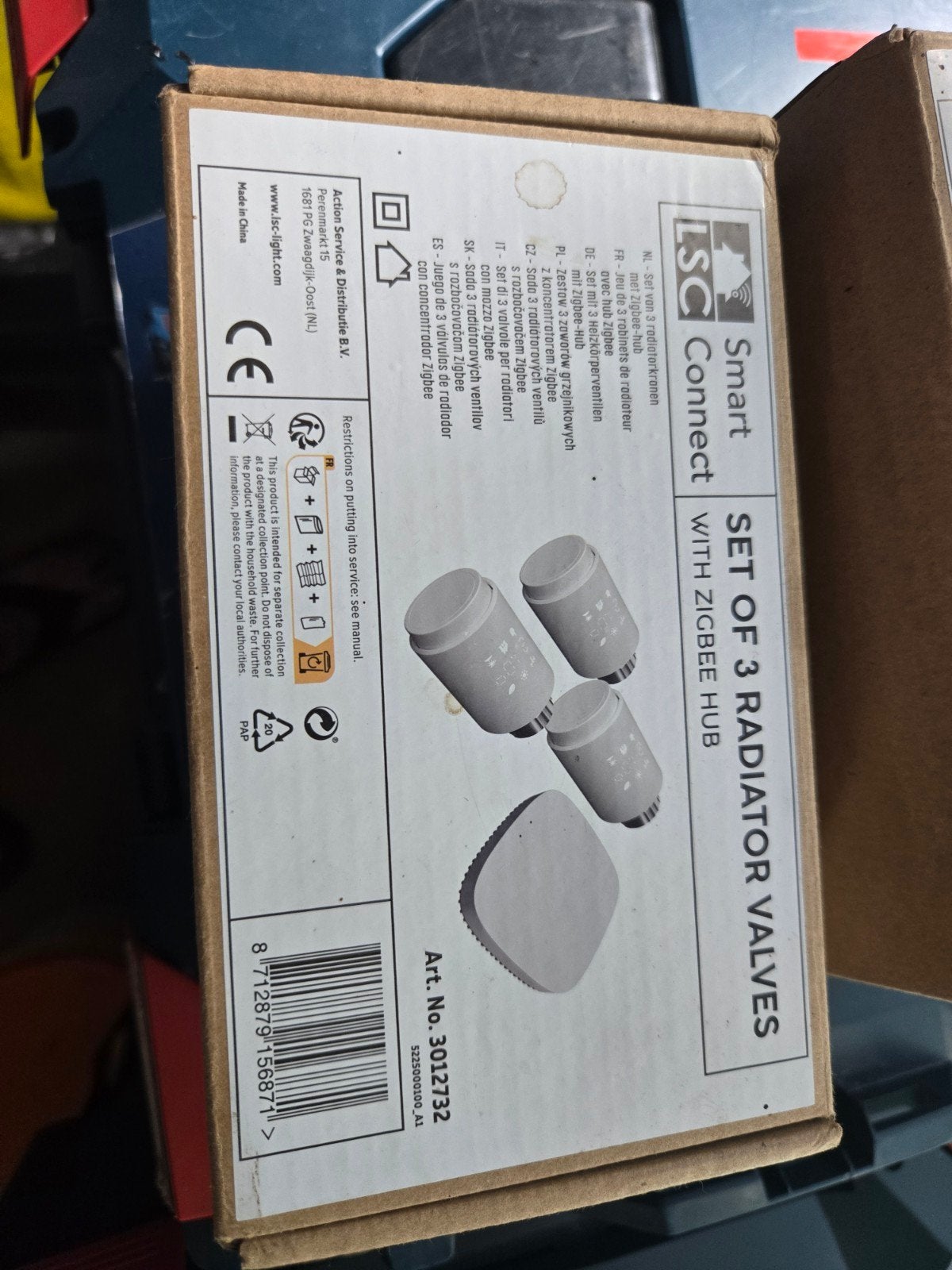 Smart Radiatorknoppen 6 stuks met Zigbee Hub, Ophalen of Verzenden, 60 tot 150 cm, Radiator, 30 tot 80 cm