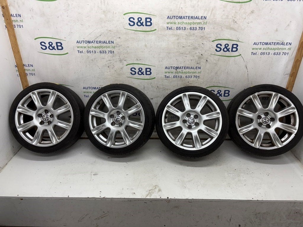 velgen set volkswagen polo, Velg(en), 17 inch, Ophalen of Verzenden, Personenwagen