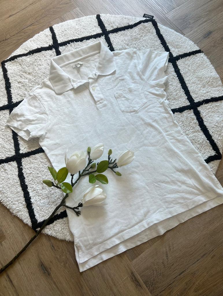 ZGAN wit SuitSupply polo shirt katoen XW 42 44 top tshirt, Kleding | Heren, Wit, Ophalen of Verzenden, Zo goed als nieuw, Maat 46 (S) of kleiner