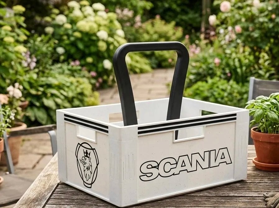 Scania bierkrat, mini krat voor dranken, gereedschap of sier, Verzamelen, Ophalen of Verzenden, Nieuw, Overige typen, Overige merken
