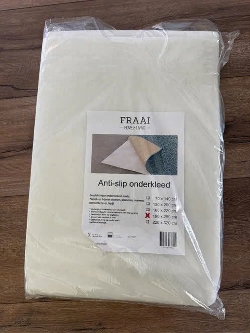 anti slip onderkleed 190 x 290 Fraai antislip kleed nieuw, 150 tot 200 cm, Ophalen of Verzenden, Rechthoekig, Nieuw