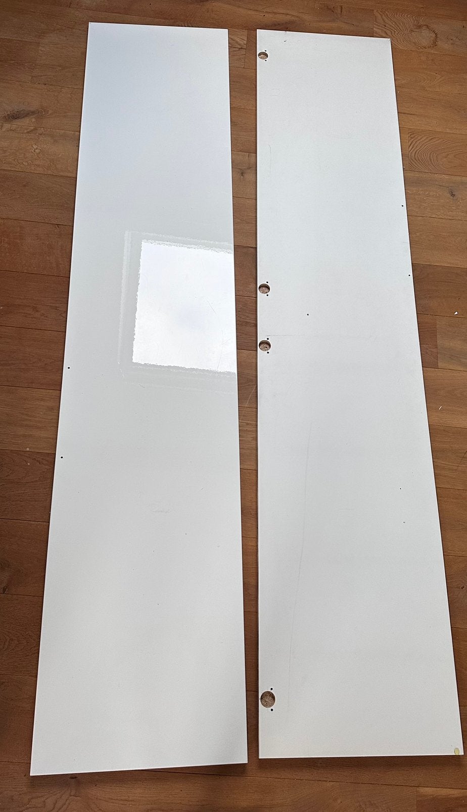 KOOPJE: 5 Ikea Pax hoogglans deuren met  handgrepen, Ophalen, Gebruikt