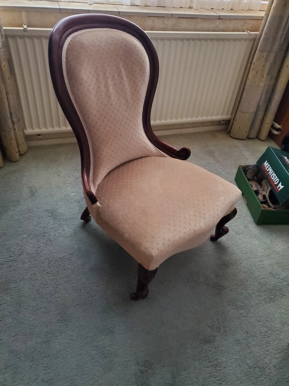 Antieke breistoel, Antiek en Kunst, Antiek | Meubels | Stoelen en Banken, Ophalen