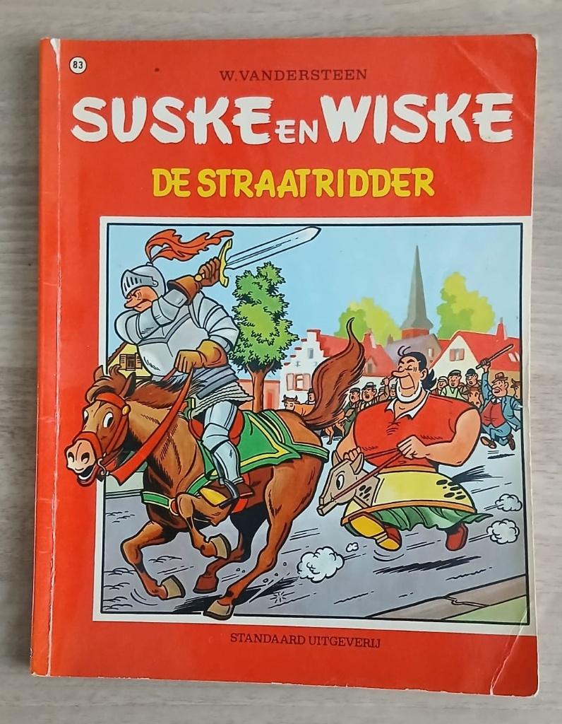 Suske en Wiske. De Straatridder. 1968, Gelezen, Verzenden, Willy Vandersteen, Eén stripboek