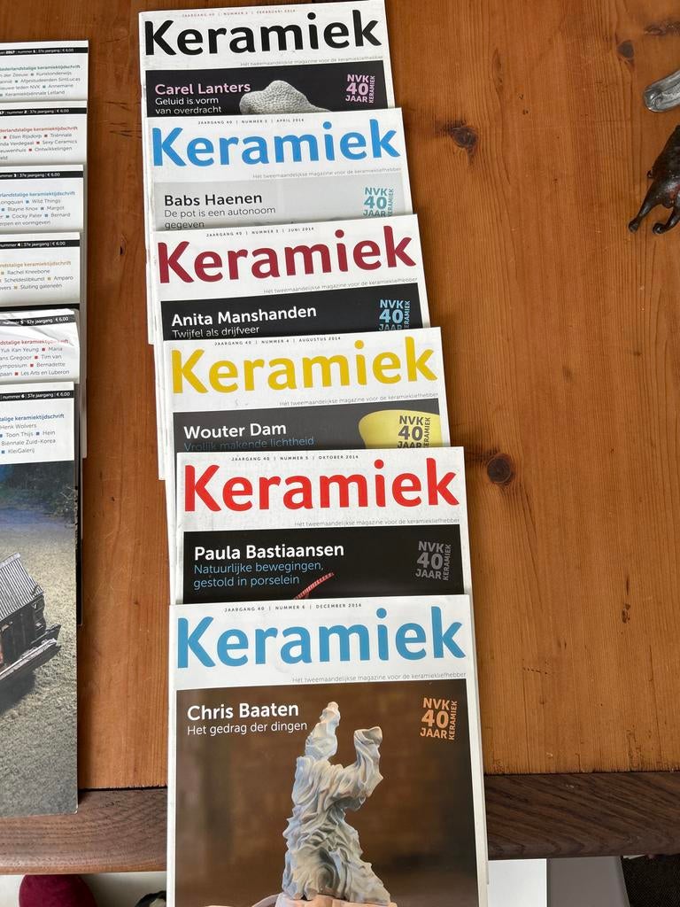 Klei Keramiek Magazine en Keramiek Magazine (2014-2017), Hobby en Vrije tijd, Pottenbakken, Ophalen of Verzenden, Zo goed als nieuw