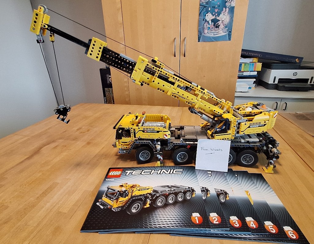 LEGO Technic 42009 Mobile Crane Mk II, Gebruikt, Lego, Inclusief instructies, Ophalen of Verzenden