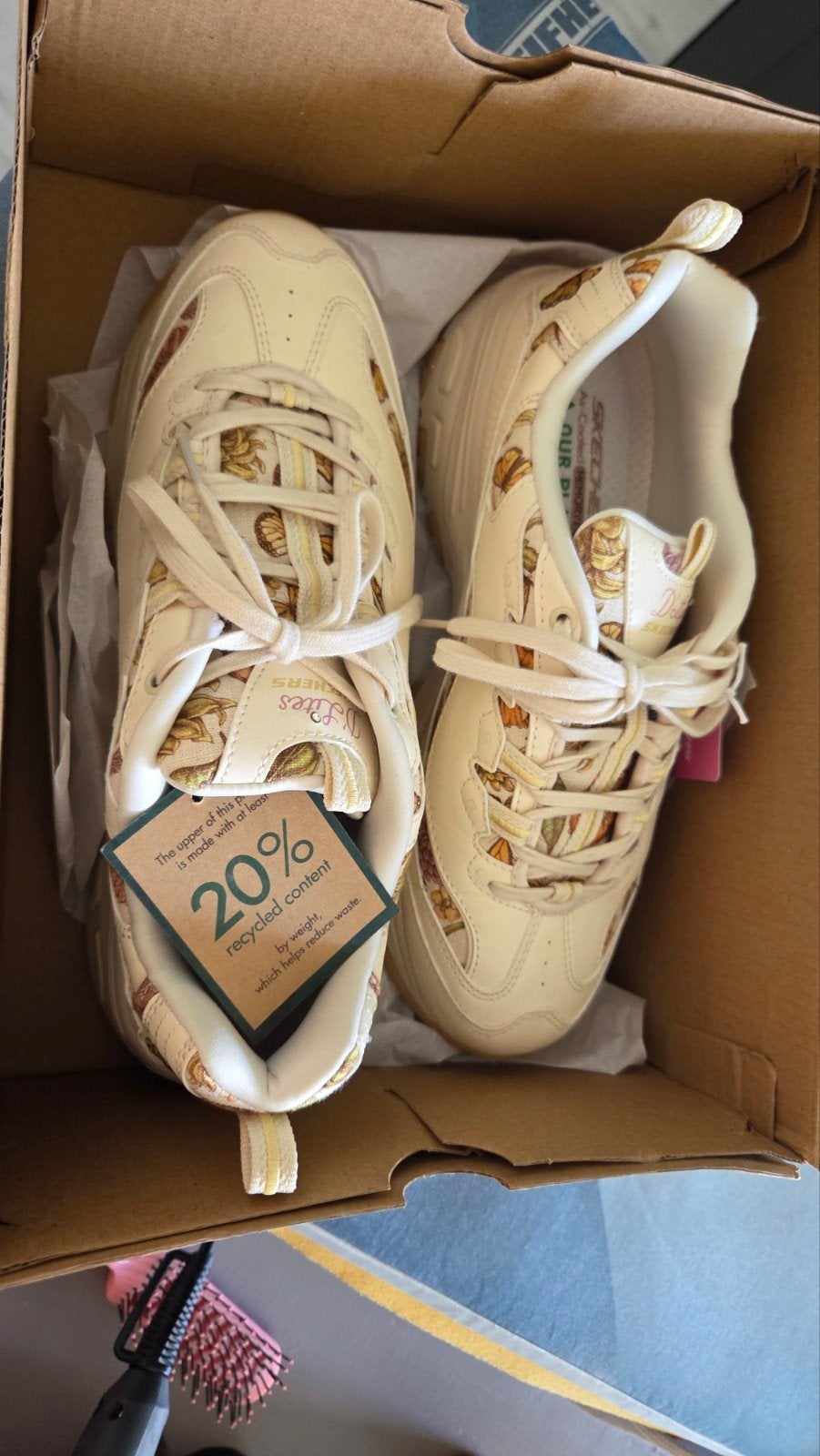 Nieuwe Skechers D'Lites sneakers maat 39, Ophalen, Skechers, Beige, Nieuw