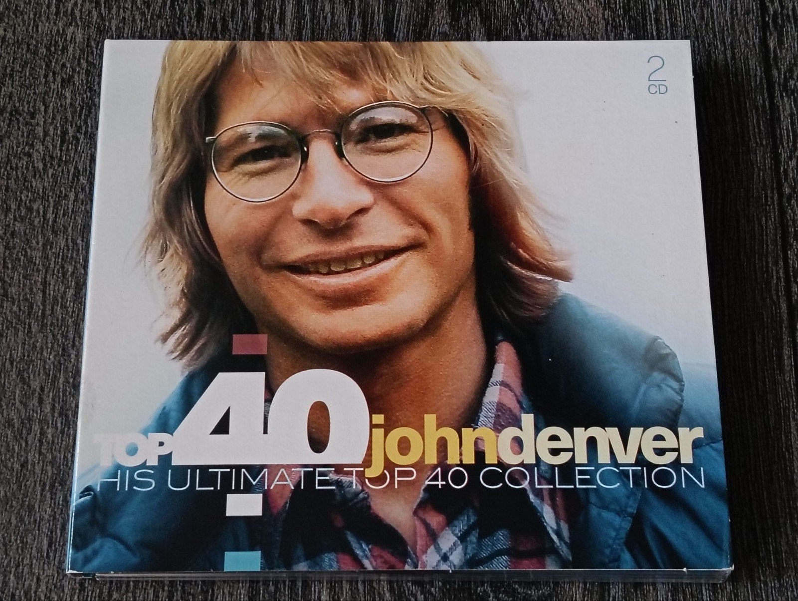 John Denver - His Ultimate Top 40 Collection (2CD), Ophalen of Verzenden, Zo goed als nieuw, Verzamelalbum, Singer-songwriter