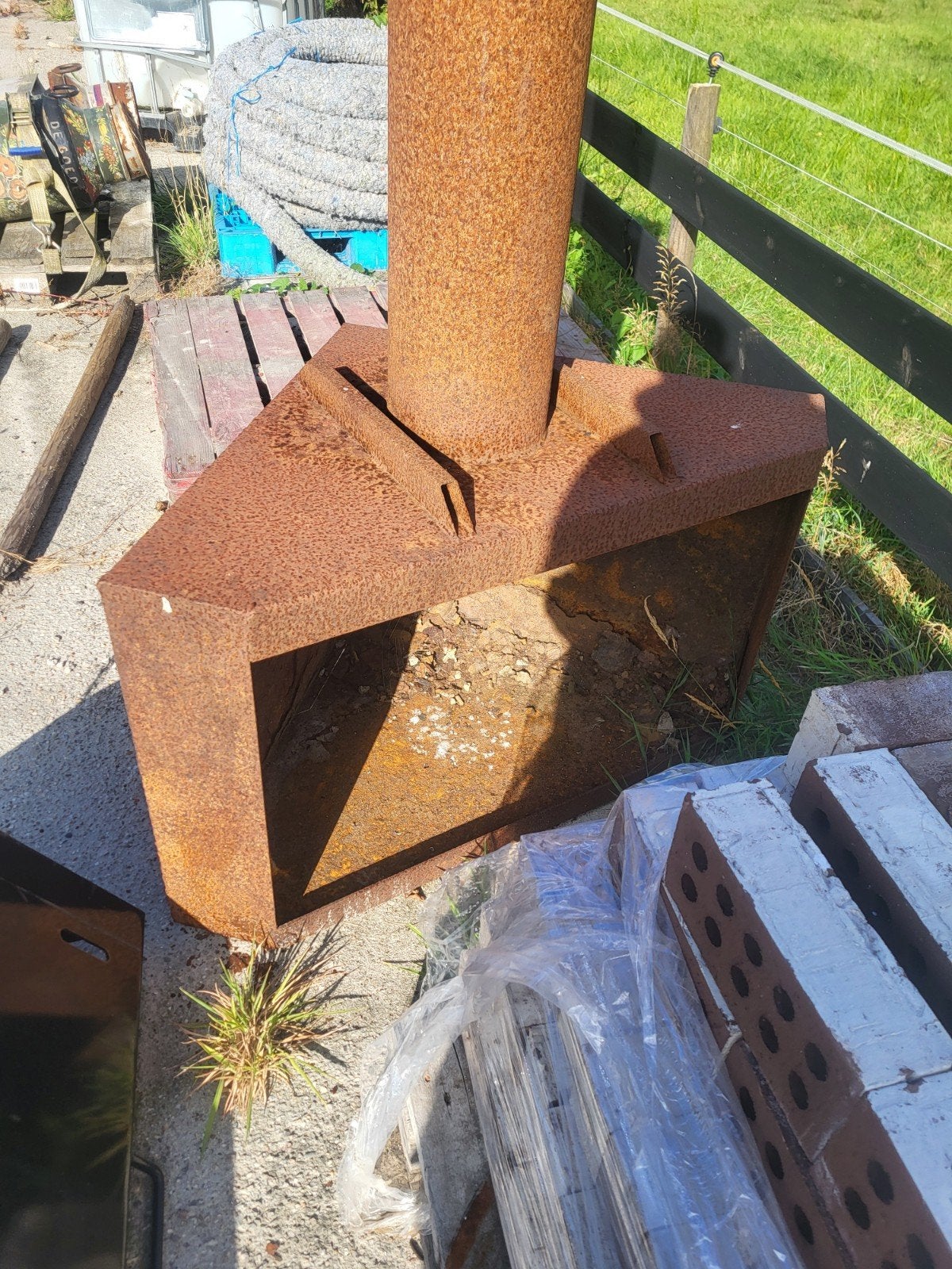 buitenkachel, Tuin en Terras, Ophalen of Verzenden