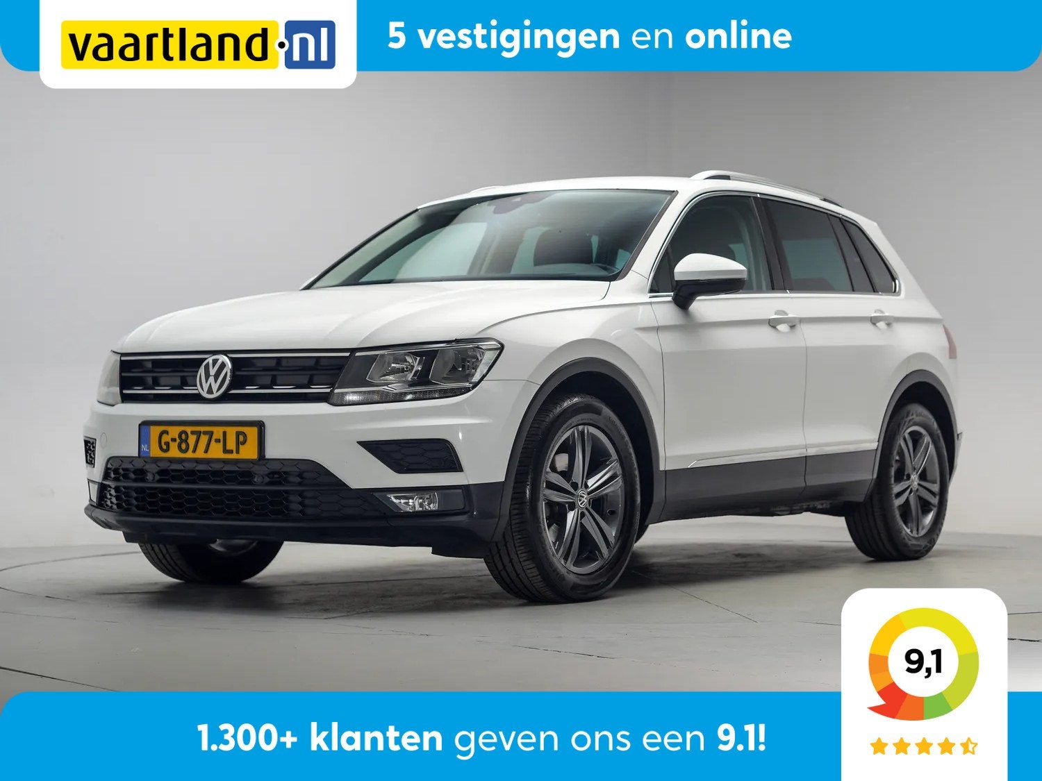 Volkswagen Tiguan 1.5 TSI Comfortline Business [ Apple carpl, Auto's, 4 cilinders, Wit, Origineel Nederlands, Handgeschakeld