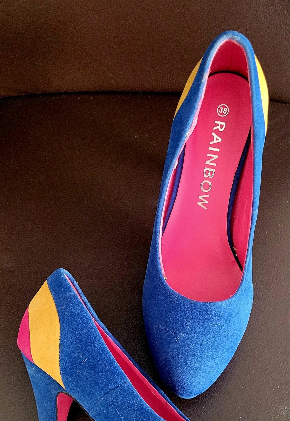 Maat 38, Pumps, Blauw, Ophalen of Verzenden, Zo goed als nieuw