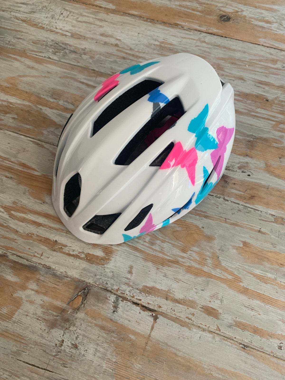Alpina kinder helm maar 50-55 cm zo goed  als nieuw, Ophalen, Zo goed als nieuw, Overige maten, Jongen of Meisje