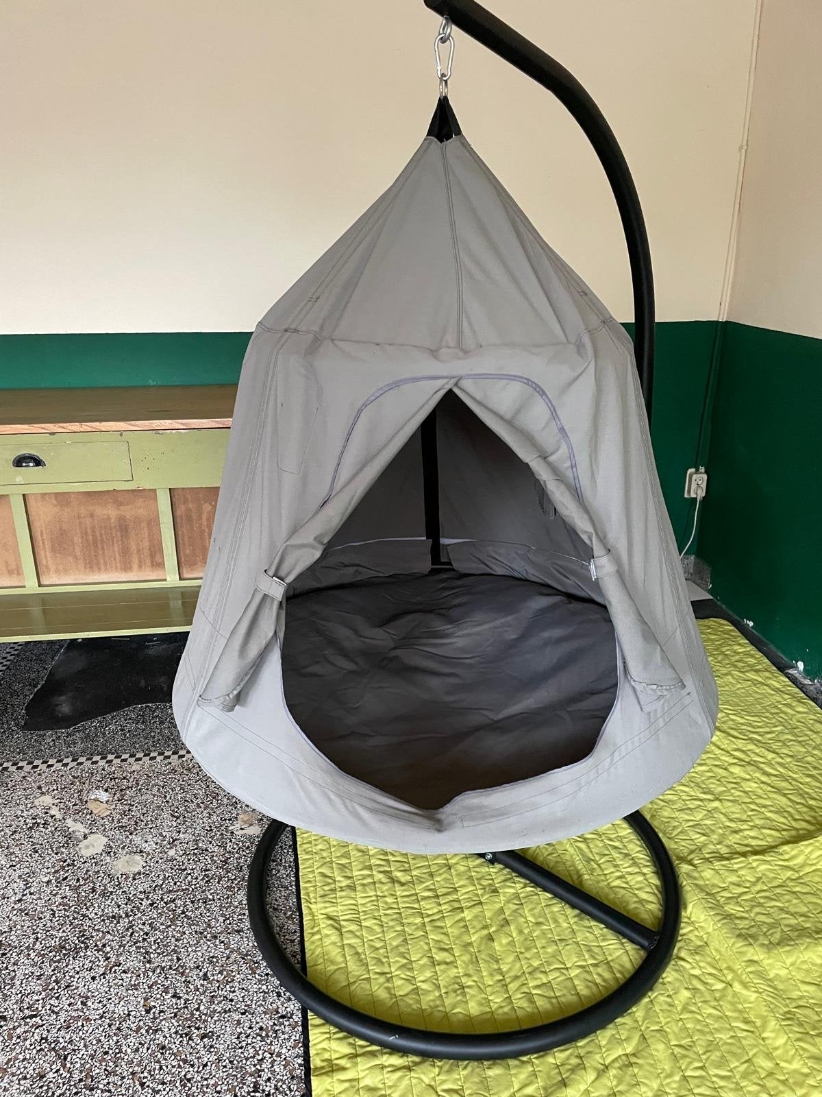 Hangstoel / Hangtent voor kinderen - Grijs, Ophalen of Verzenden, Gebruikt, Overige typen