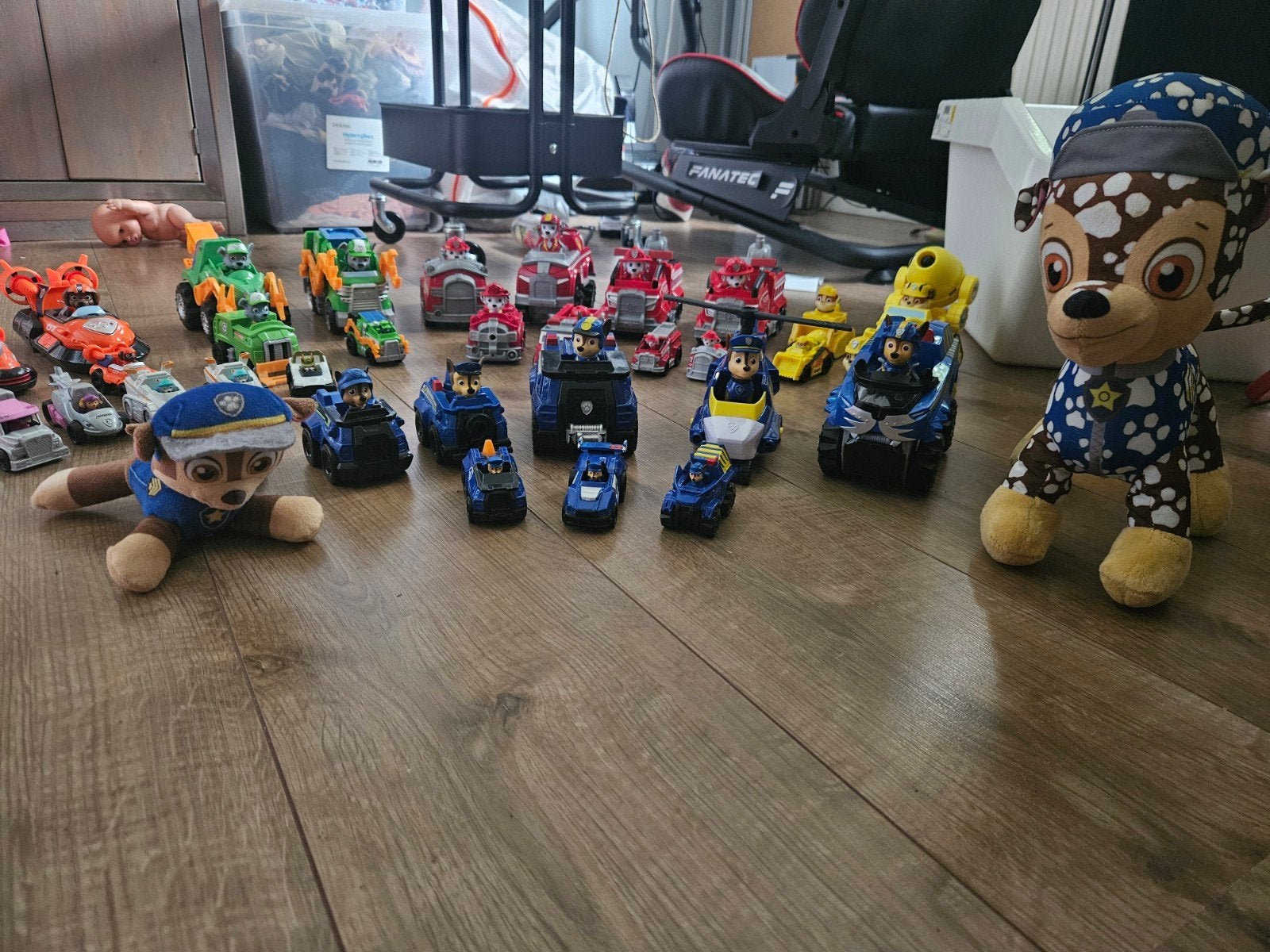 Enorme set Paw Patrol speelgoed - Voertuigen, figuren & meer, Ophalen, Gebruikt
