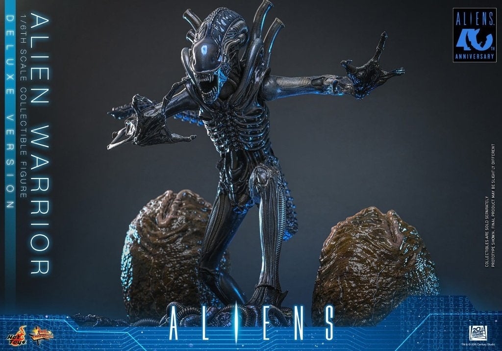 Hot Toys MMS899 Aliens Figure Alien Warrior Deluxe Version, West Campus 1 76863 Herxheim (DE), Actiefiguur of Pop, Heo GmbH, Nieuw