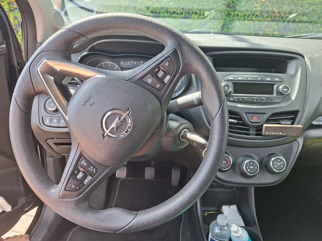 Opel Karl 1.0 120Edition, Airco/Bluetooth/LED/CruiseControl, Auto's, Voorwielaandrijving, 839 kg, Zwart, Origineel Nederlands