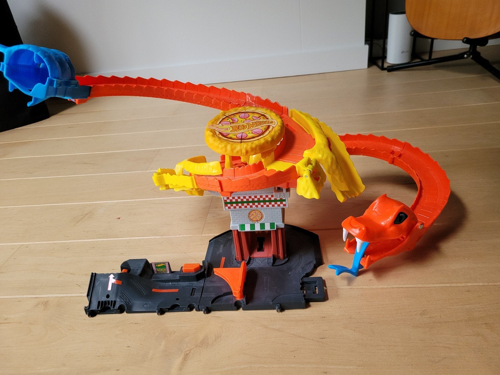 Hot Wheels Slang Baan - Spannende Race Actie!, Ophalen, Gebruikt