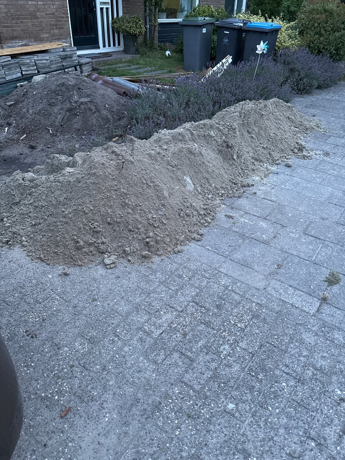 Gratis wit zand voor bestrating en zandbak, Ophalen, Gebruikt, Speelzand