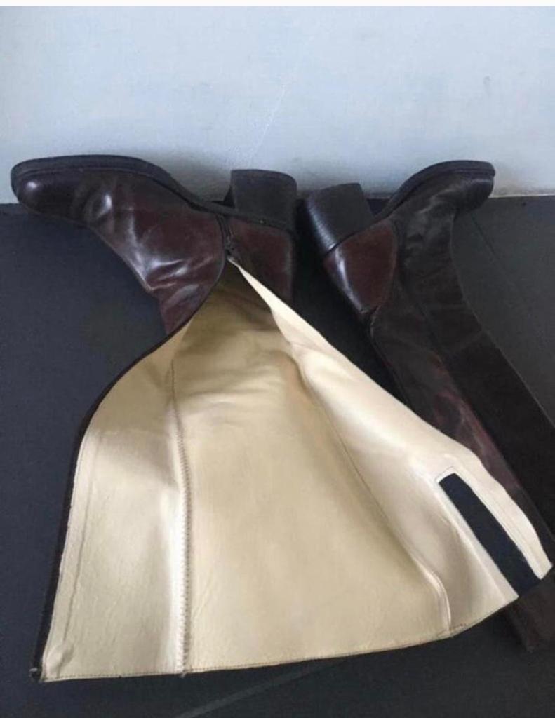 Semelle Elastimere Italiaanse luxe leren laarzen, Kleding | Dames, Schoenen, Hoge laarzen, Bruin, Ophalen of Verzenden, Gedragen