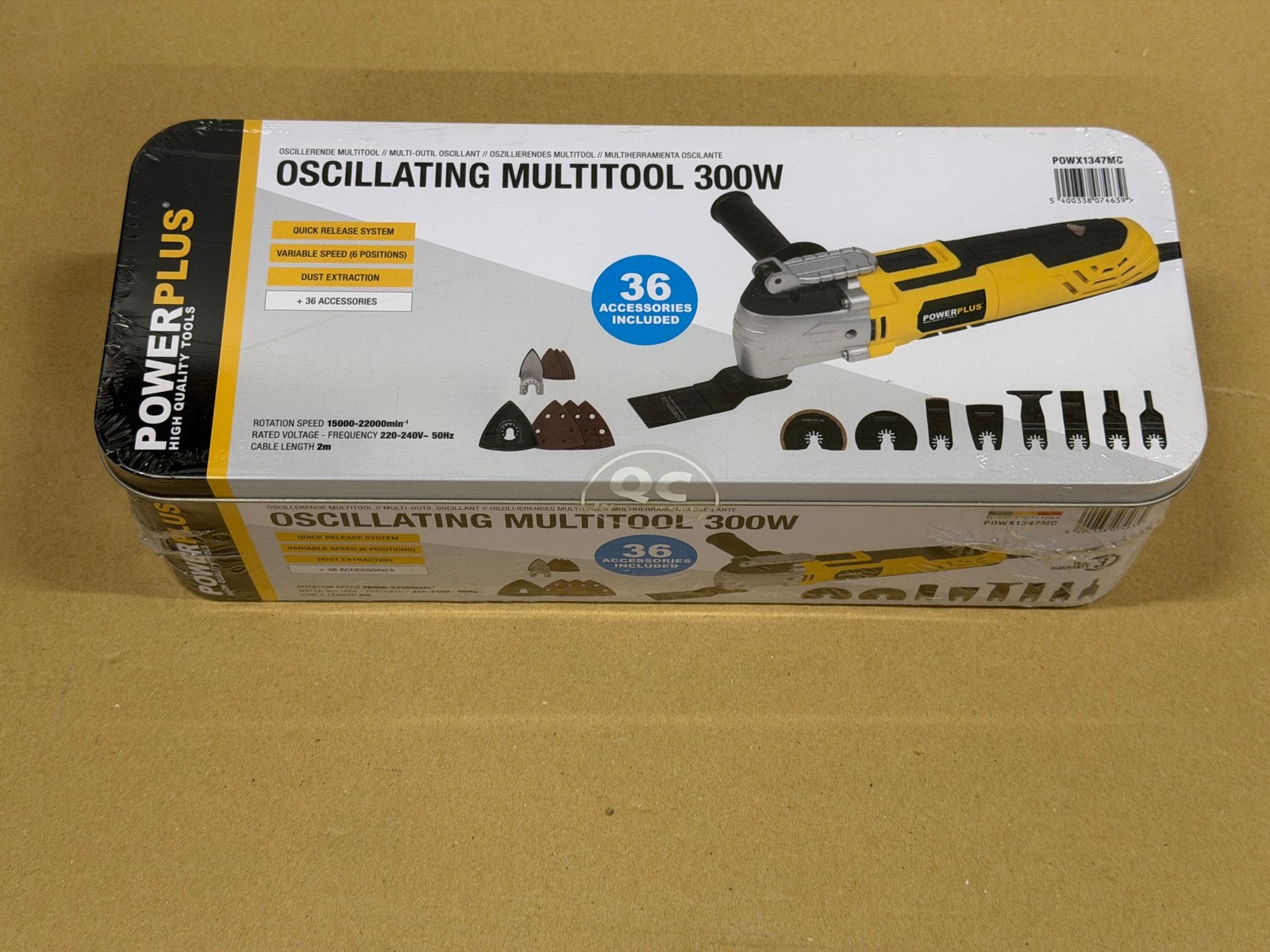Nieuwe Powerplus POWX1347MC Oscillerende multitool, Ophalen of Verzenden, Nieuw