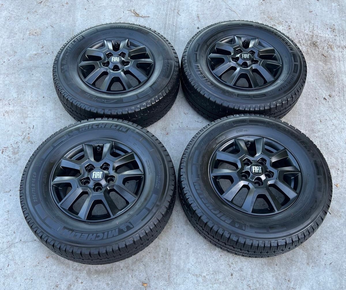 Originele Fiat Ducato velgen Michelin camper banden 5x118, Bestelwagen, 16 inch, Banden en Velgen, Nieuw