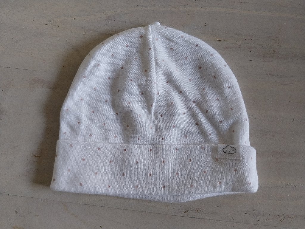 H en M baby mutsje wit met roze stipjes maat 62, Kinderen en Baby's, Babykleding | Mutsen, Sjaals en Wanten, Maat 62, Jongetje of Meisje