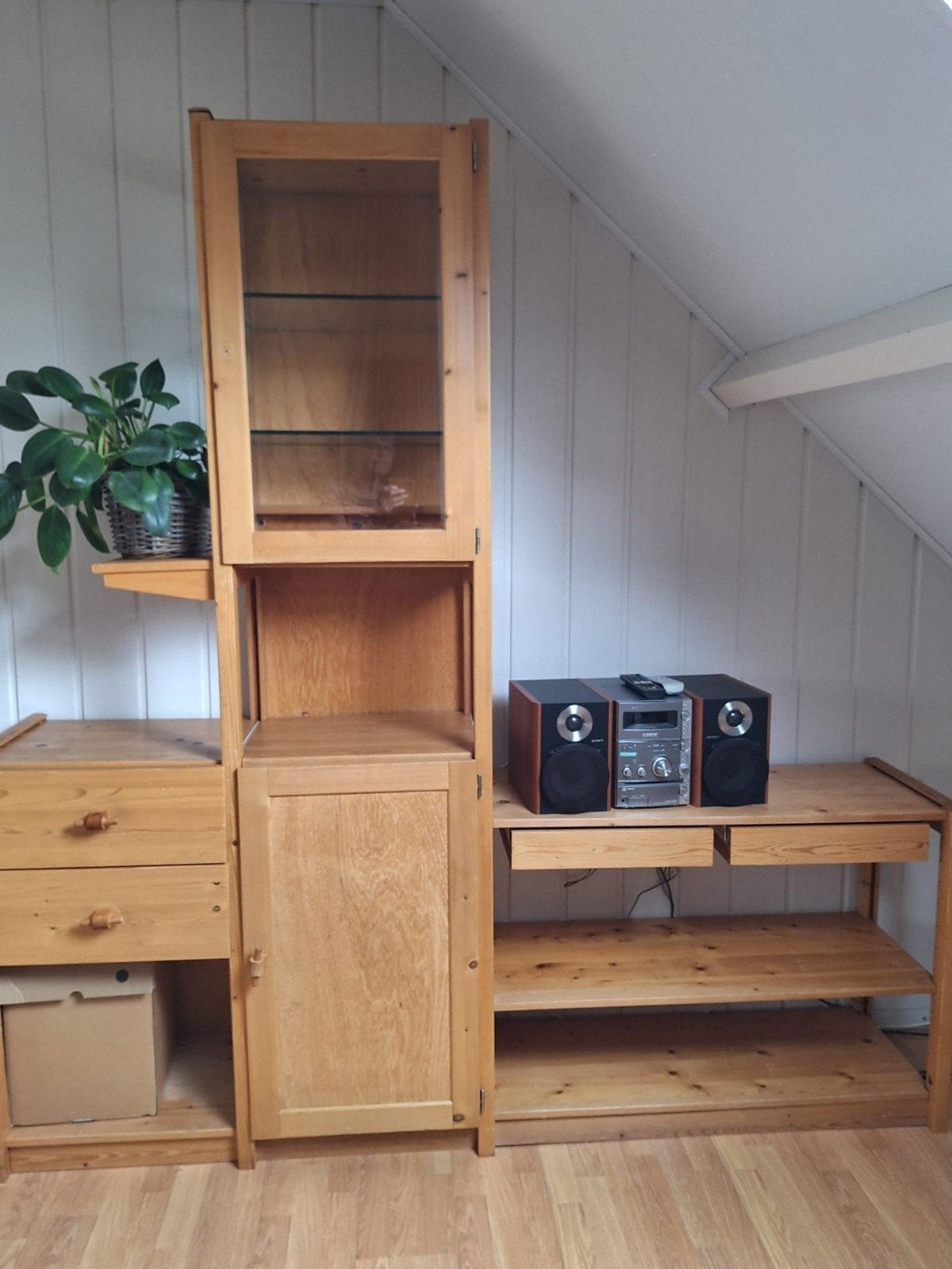 Houten Lundia kast, Ophalen, Gebruikt, 200 cm of meer, 200 cm of meer