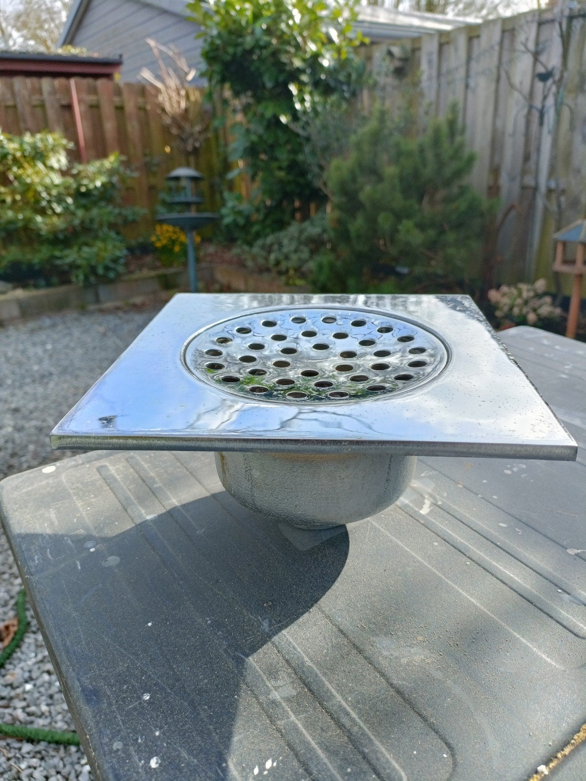 Afvoerput,/ schrobput 20x20 - RVS afvoerput, Ophalen of Verzenden, Nieuw