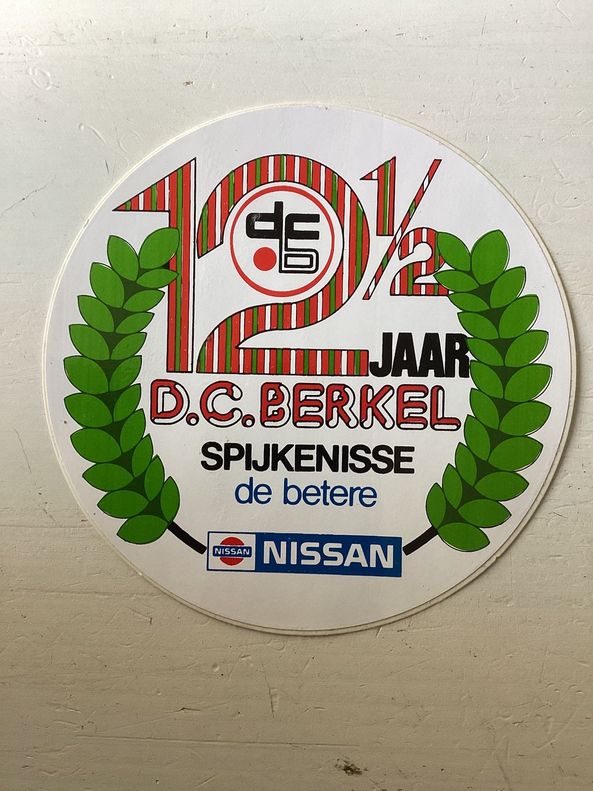 Sticker DC Berkel Spijkenisse (Nissan), Verzamelen, Verzenden, Zo goed als nieuw