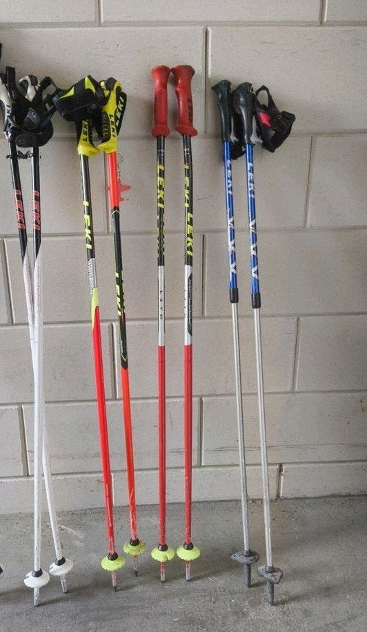 paar LEKI Trigger S skistokken (100-105cm), Overige merken, Gebruikt, Stokken, 100 tot 140 cm