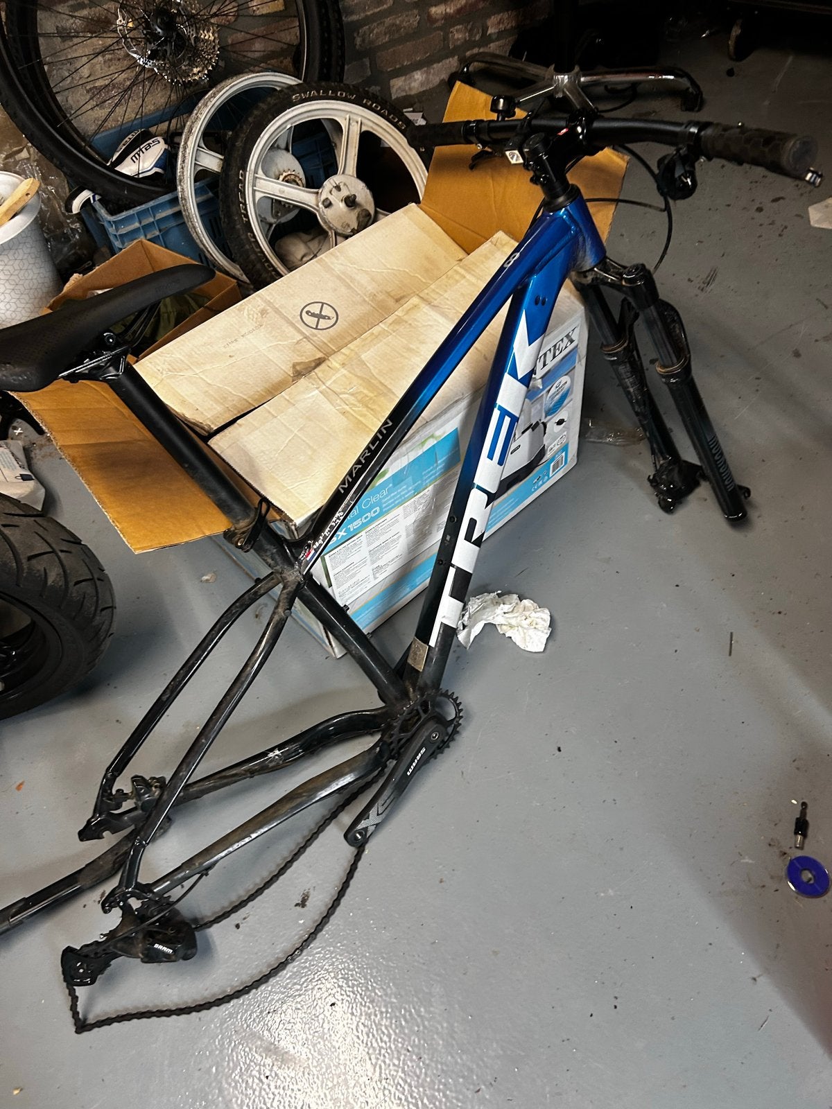 Trek Marlin 8 frame - Zo goed als nieuw, Ophalen of Verzenden, Zo goed als nieuw, Mountainbike, Frame