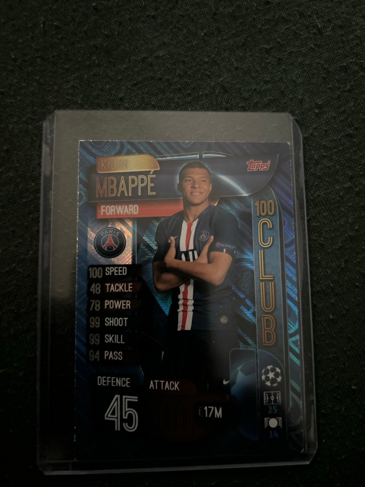 Voetbal Ruilkaarten Collectie: Mbappé, Neymar, Ronaldo, Mess, Verzamelen, Ophalen, Gebruikt, Buitenlandse clubs, Spelerskaart