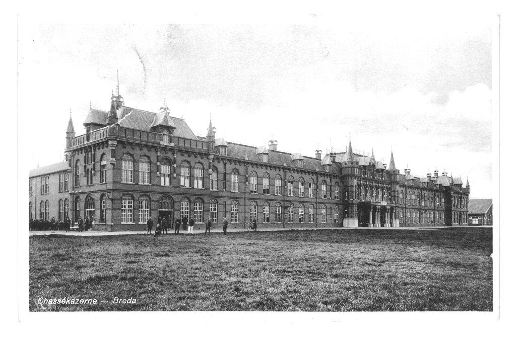 968370	Breda	Kazerne	Chassékazerne	1938	Gelopen, Verzamelen, Ophalen of Verzenden, 1920 tot 1940, Gelopen, Noord-Brabant