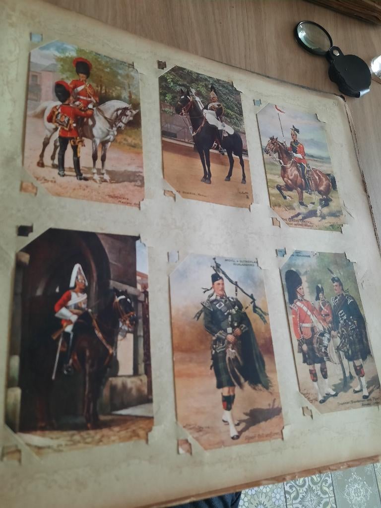 Postkaarten album legioenen, Verzamelen, Ansichtkaarten | Buitenland, Ophalen, Voor 1920, Gelopen, Buiten Europa