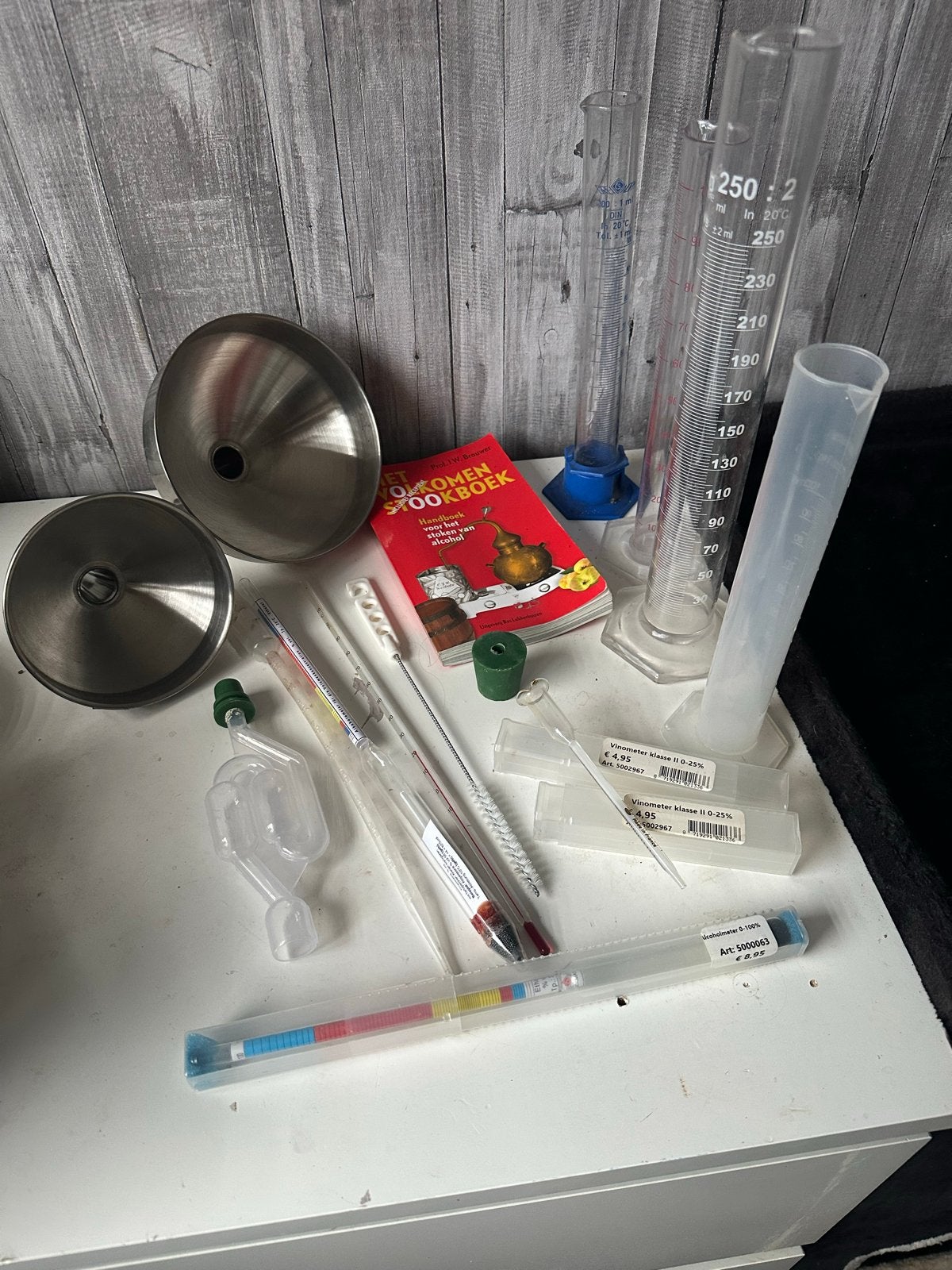 Brouw- en destilleerbenodigdheden set, Ophalen, Zo goed als nieuw