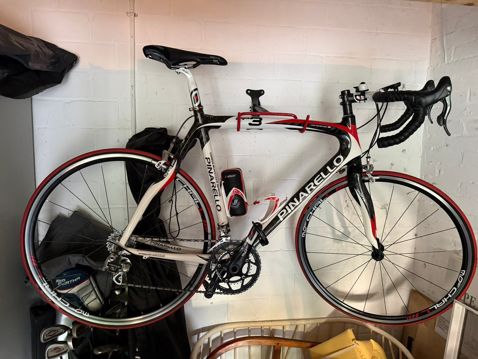 Pinarello FP3 Carbon + Garmin + kleding XL compleet pakket, Fietsen en Brommers, Fietsen | Racefietsen, Zo goed als nieuw, Heren