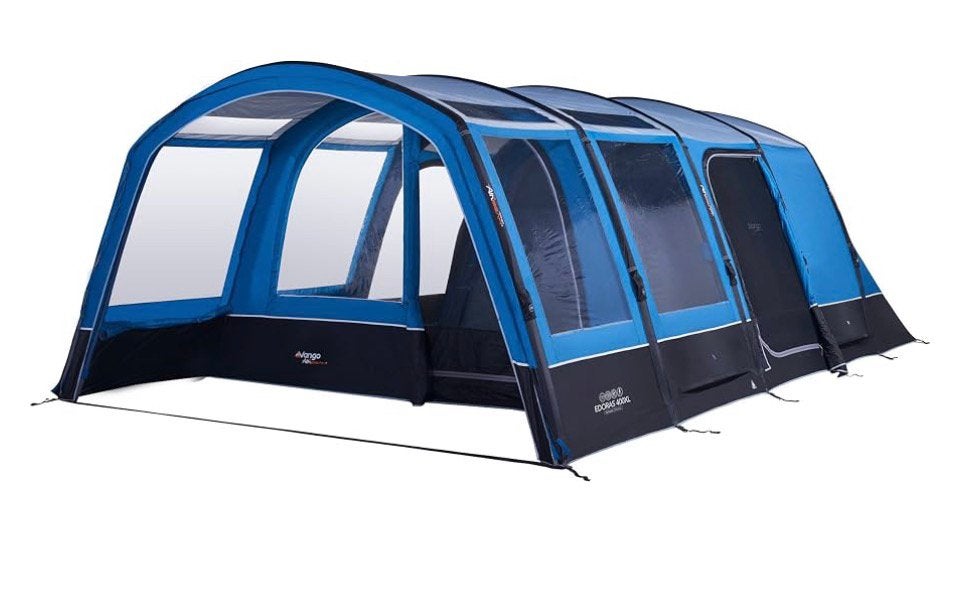 Heerlijk lichte ruime opblaastent, Vango edoras 400 xl air, Caravans en Kamperen, Tenten, tot en met 4, Gebruikt, Ophalen