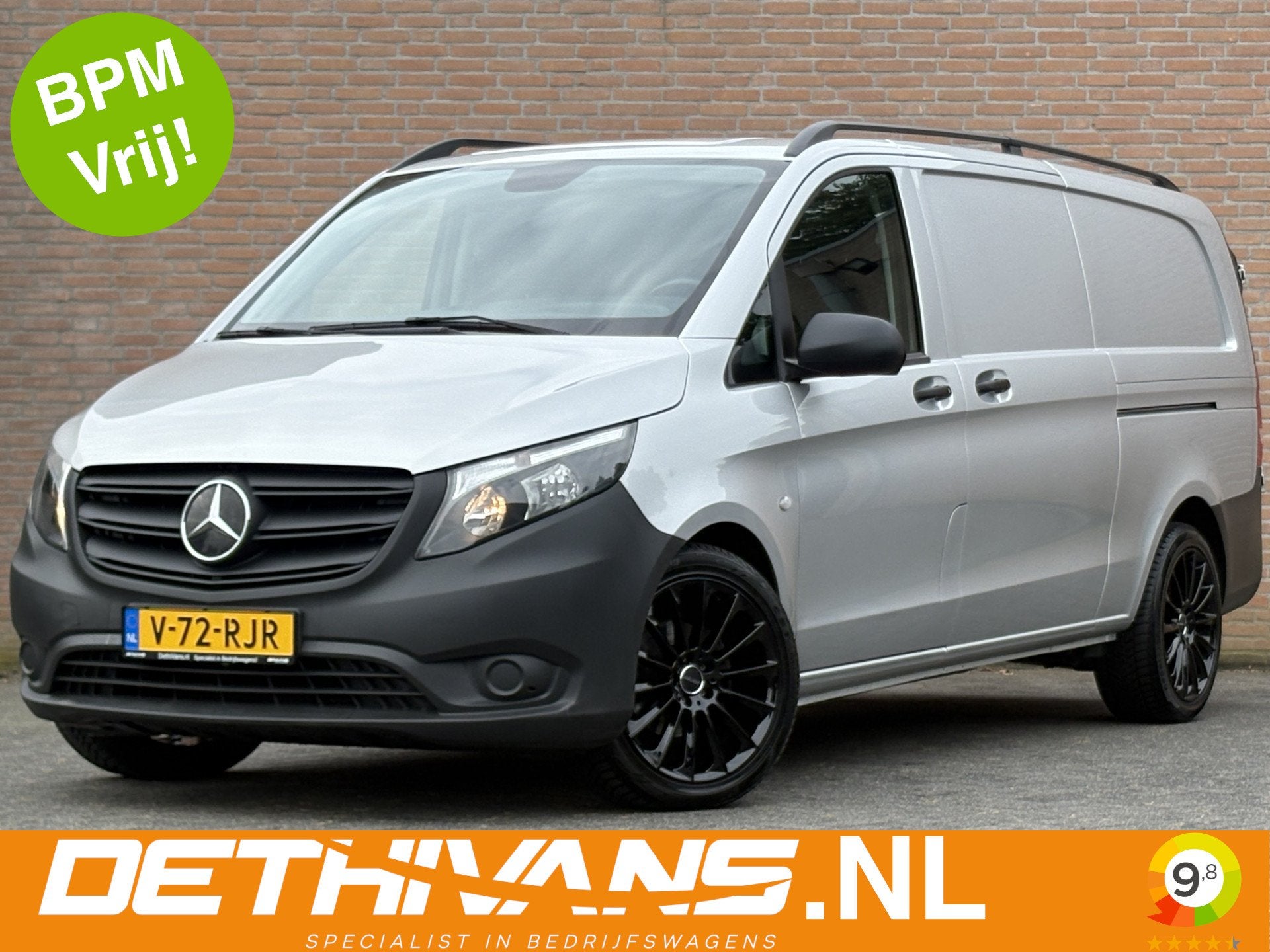 Mercedes-Benz Vito 114CDI 140PK 9G-Tronic L3 / Carplay / Dis, Auto's, Automaat, Gebruikt, 4 cilinders, Met garantie (alle)