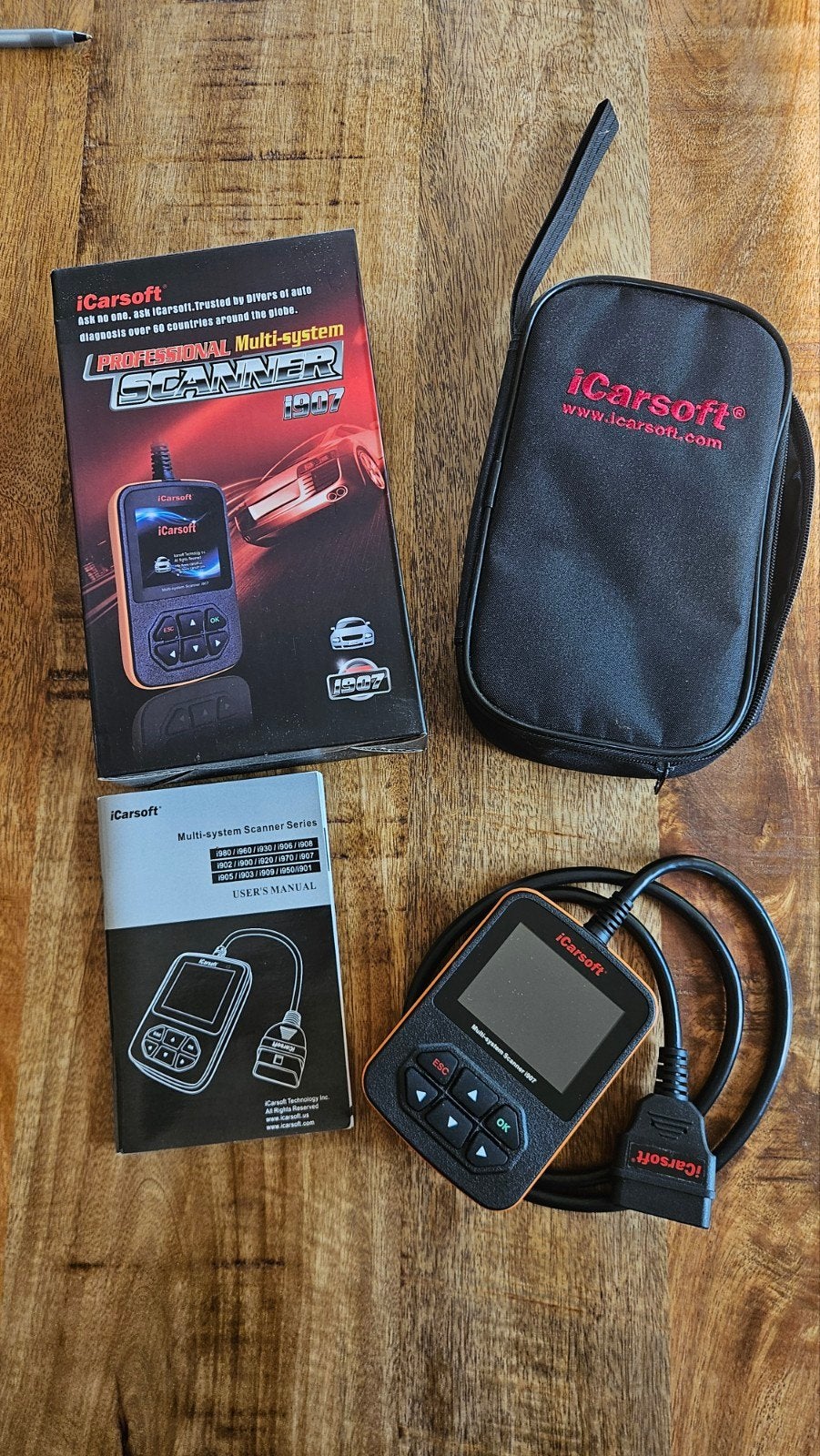 iCarsoft Multi-system Scanner i907 voor Renault en Dacia, Auto diversen, Ophalen of Verzenden, Zo goed als nieuw