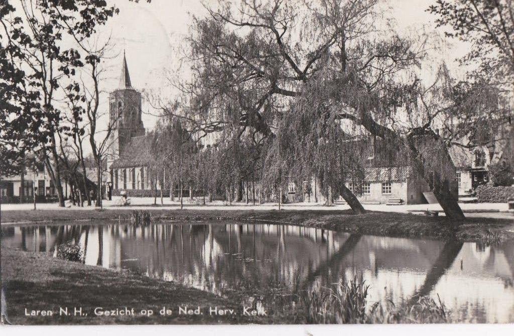 laren nh 2 x  cafe rest.bonte paard 1949/nh kerk  1953, Ophalen of Verzenden, Voor 1920, Noord-Brabant