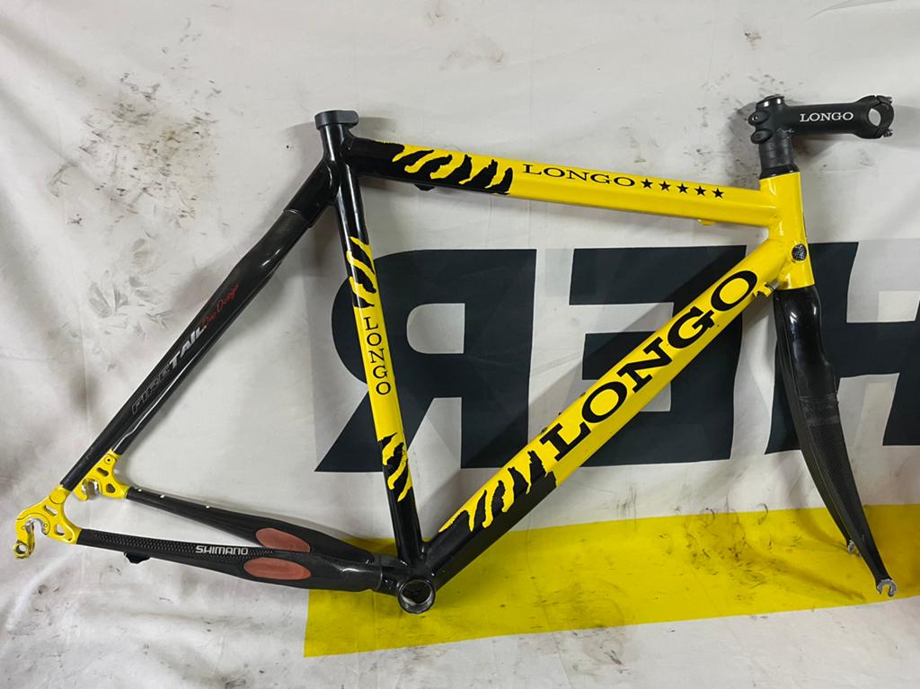 Aluminium Carbon Longo racefiets 55.5ct frame met vorm, Verzenden, Zo goed als nieuw, Overige typen