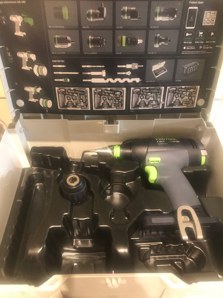Festool T18 basic, Doe-het-zelf en Verbouw, Ophalen of Verzenden, Nieuw, Boor- en Schroefmachine