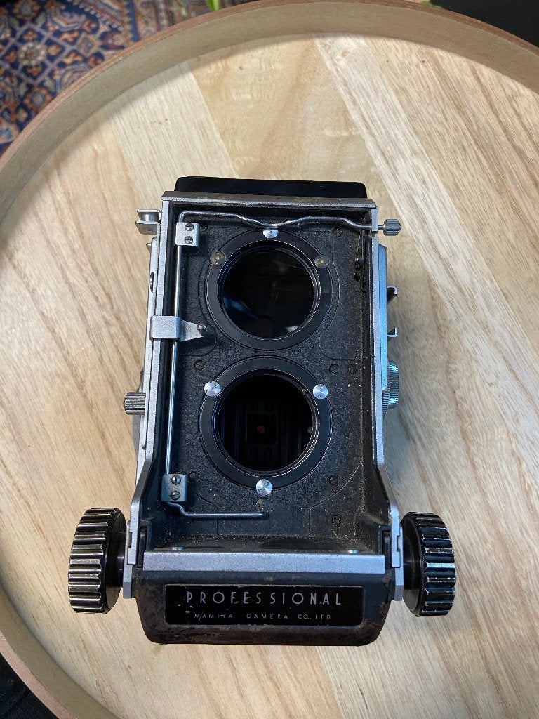 Mamiya C3 Professional Body + Waist Level Finder, Ophalen of Verzenden, Gebruikt, Spiegelreflex, Overige Merken