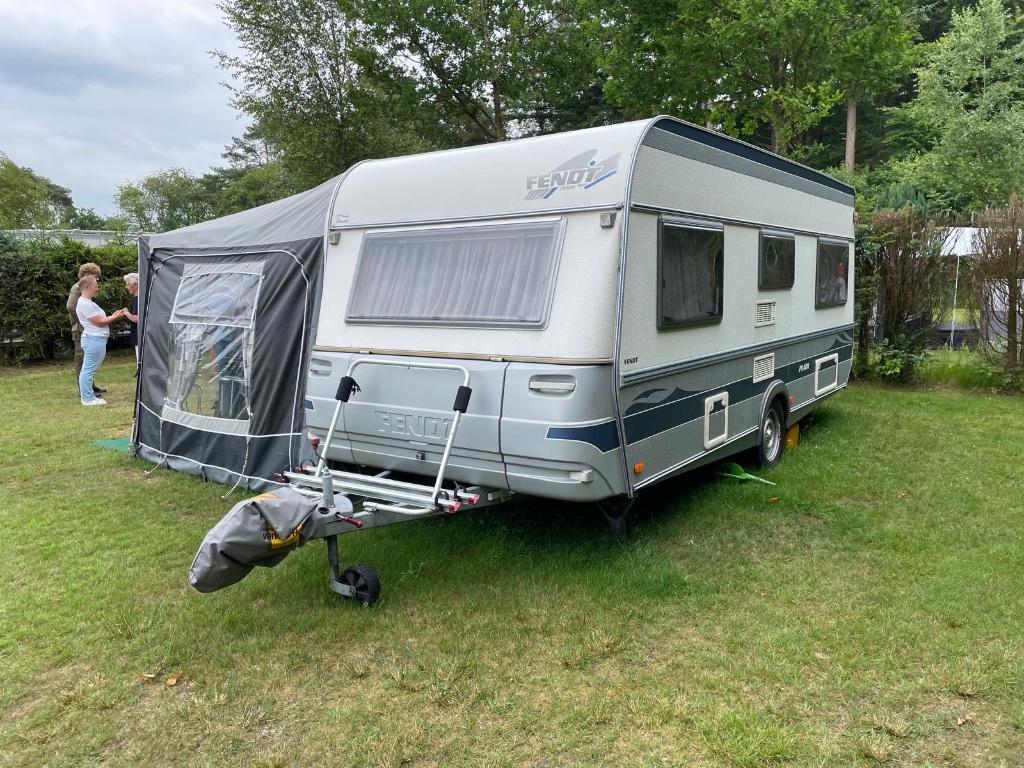 Grote Dorema Garda Voortent 240 Antraciet, Caravans en Kamperen, Voortenten en Luifels, Ophalen, Gebruikt, Ten Cate All Season 240g/m2