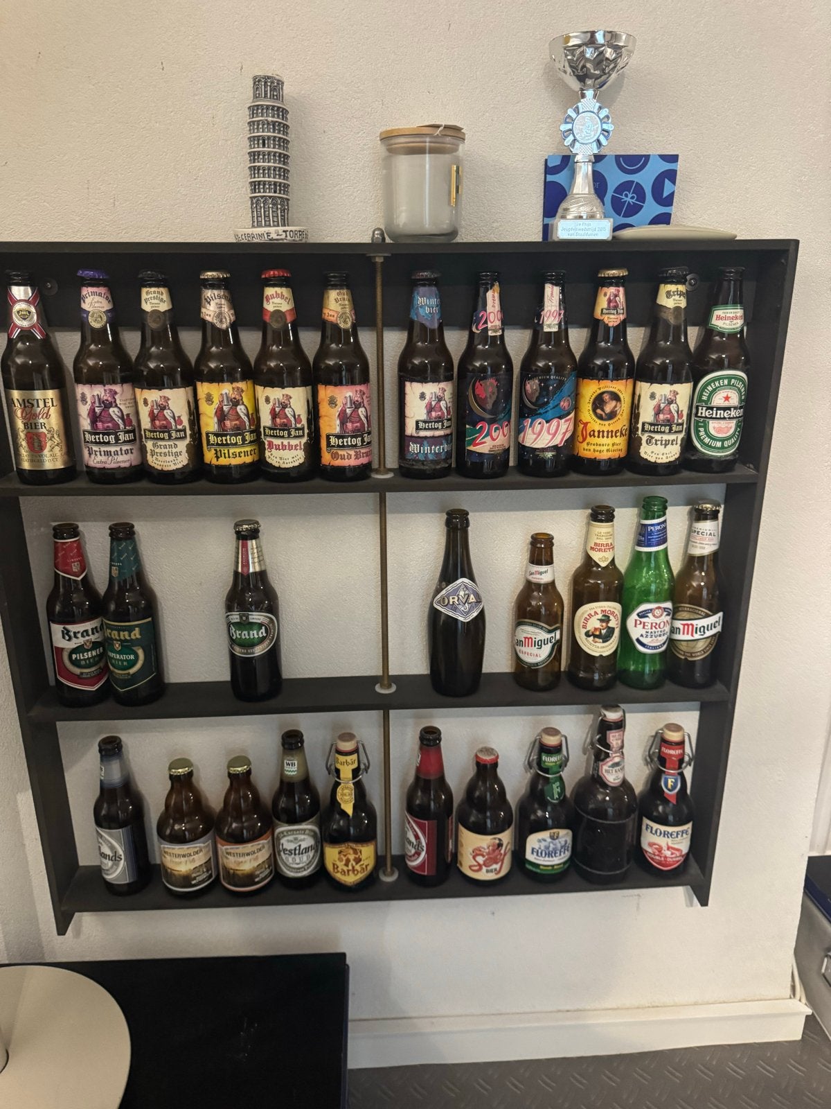 Grote collectie bierflesjes, diverse merken en jaren, Ophalen of Verzenden, Gebruikt, Flesje(s), Hertog Jan