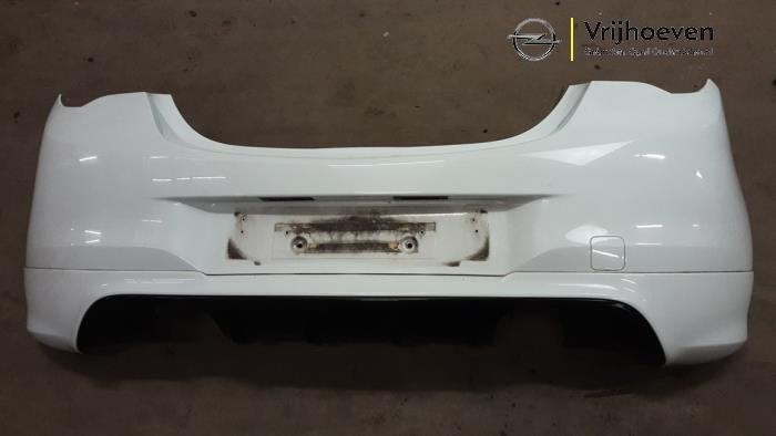Achterbumper van een Opel Corsa (Corsa E 15-) (Z40R), Gebruikt, -, -, Opel