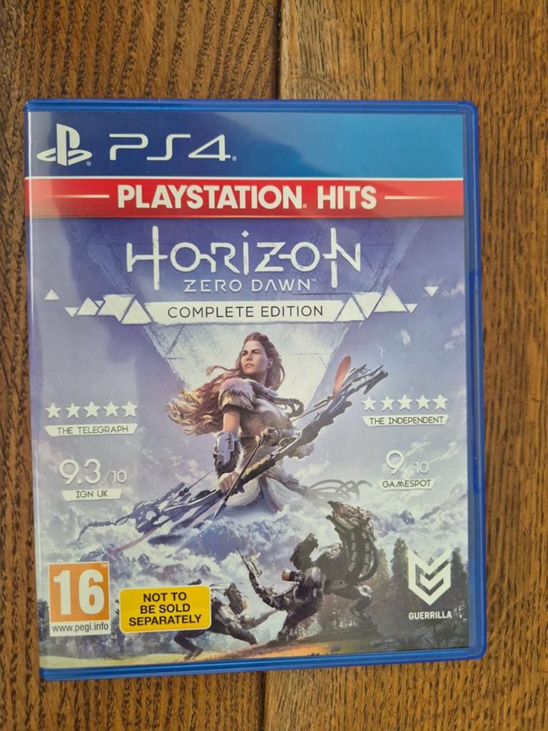 Horizon Zero Dawn Complete Edition PS4 - PlayStation Hits, 1 speler, Ophalen of Verzenden, Zo goed als nieuw, Role Playing Game (Rpg)